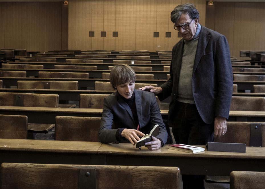 Nikolaj Schultz et Bruno Latour (Crédits : Rafael Yaghobzadeh)